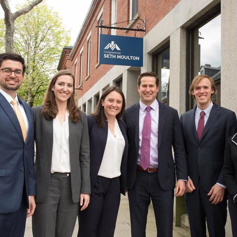 North-South Rail link team with Rep Seth Moulton